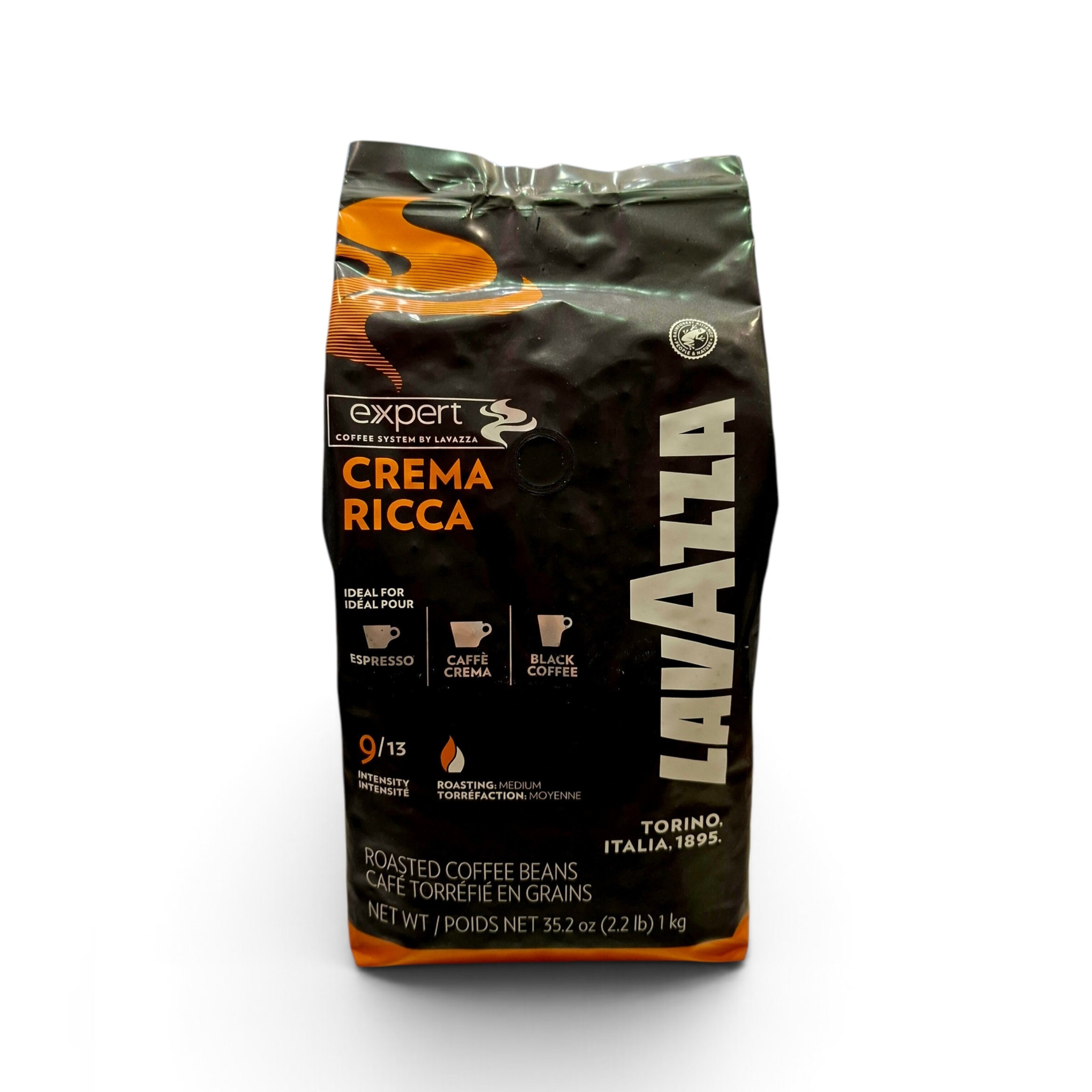 دانه قهوه لاوازا کرما ریکا (LAVAZZA CREMA RICCA) 1 کیلو گرمی
