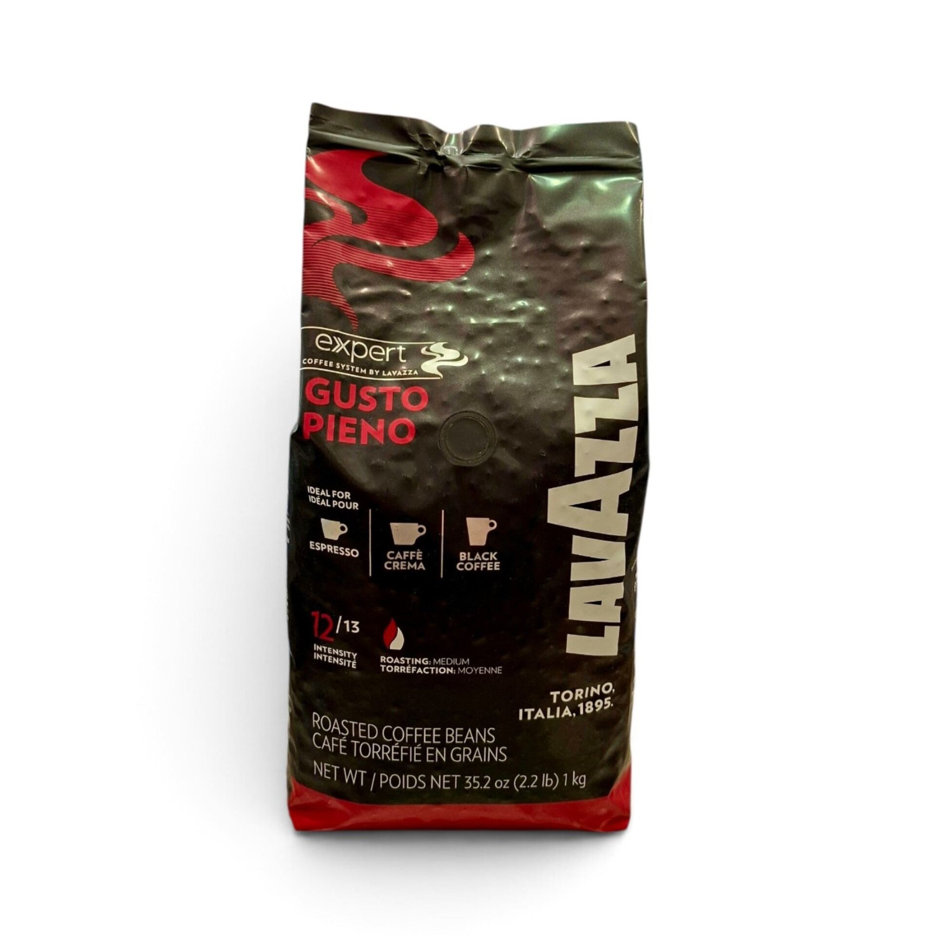 دانه قهوه لاوازا گوستو پینو(LAVAZZA GUSTO PIENO) 1 کیلو گرمی
