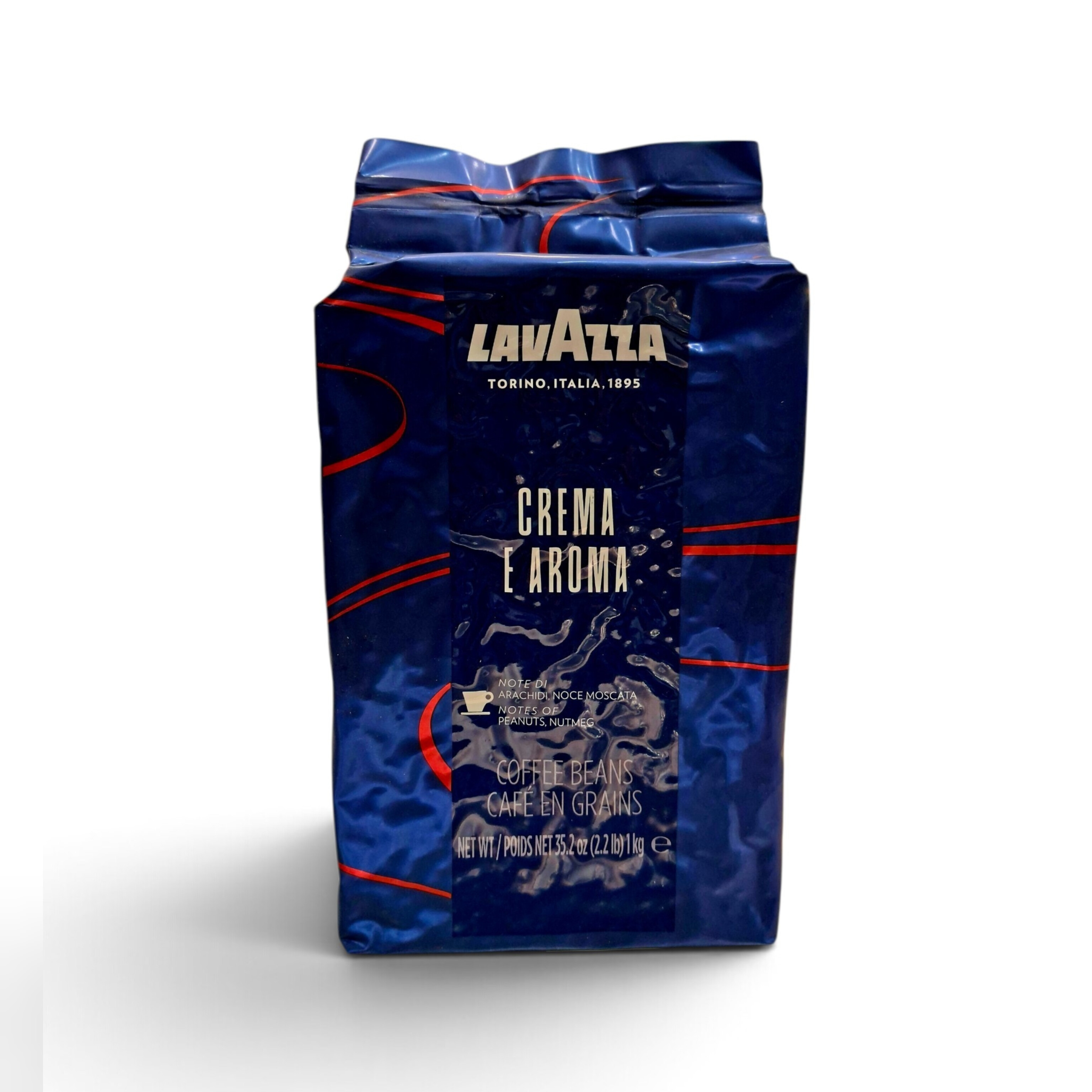 دانه قهوه کرما آروما آبی( LAVAZZA CREMA E AROMA BLUE) 1 کیلو گرمی
