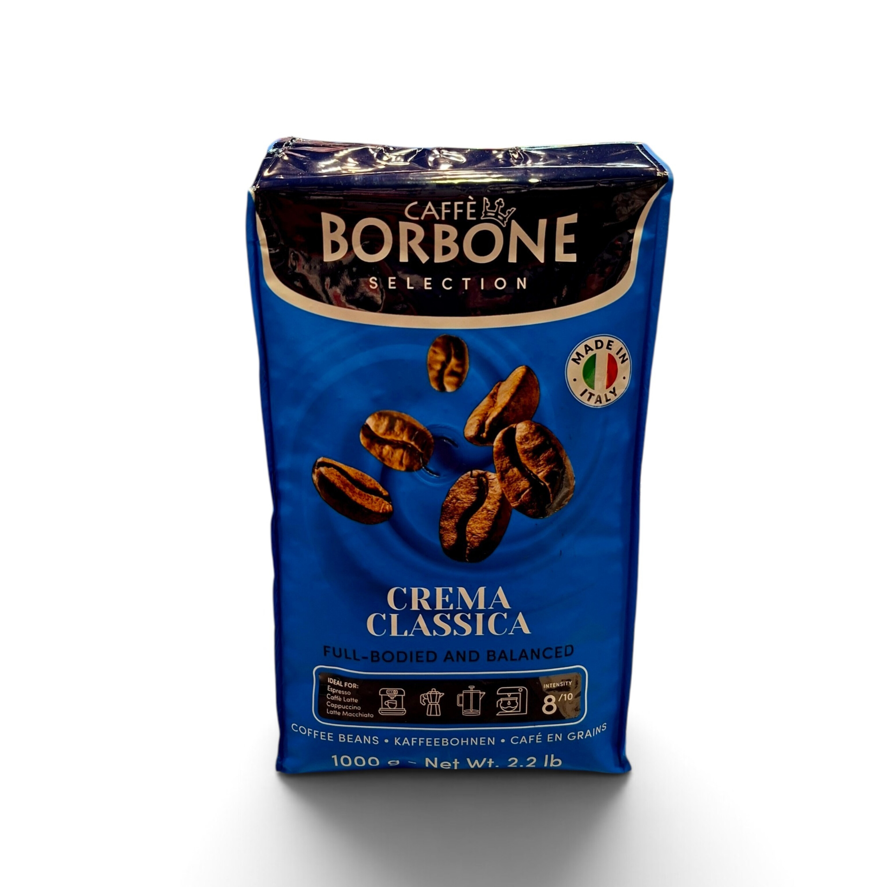 دانه قهوه بوربن کرما کلاسیکا( BORBONE CREMA CLASSICA) 1 کیلوگرمی