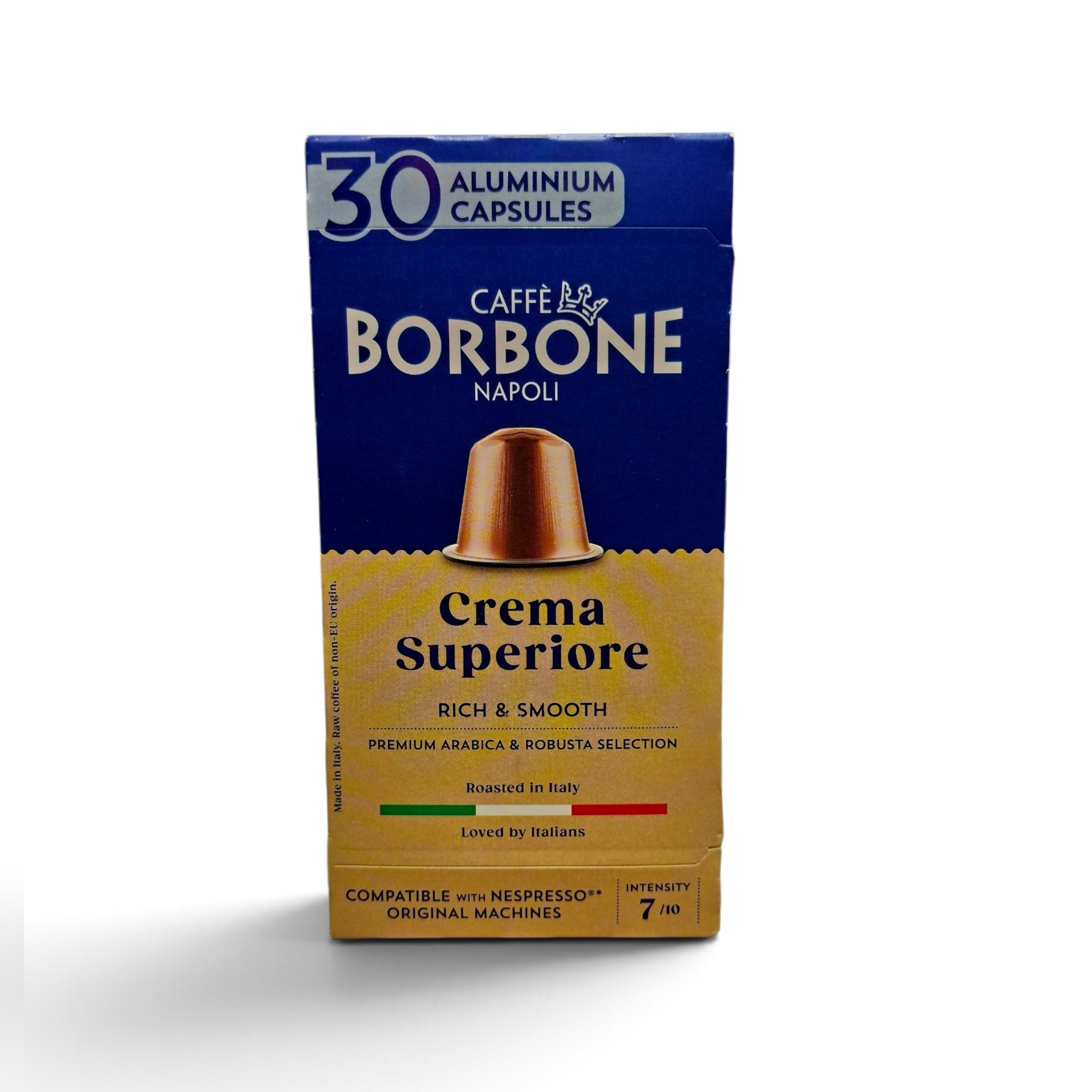 کپسول قهوه نسپرسو بوربن کرما سوپریور(crema superiore) 30 عددی