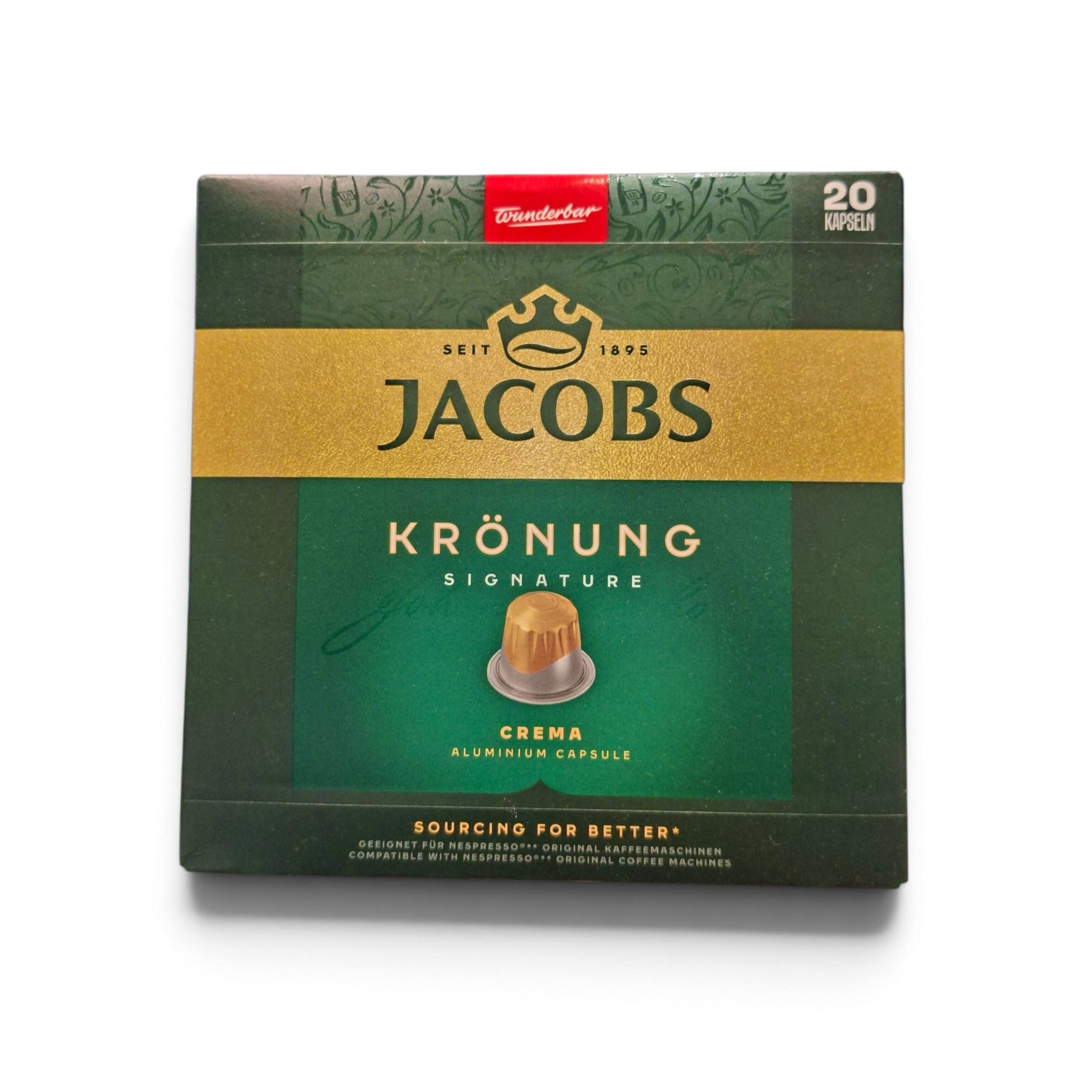 کپسول قهوه نسپرسو جاکوبز کرونونگ کرما(KRONUNG CREMA) 20 عددی