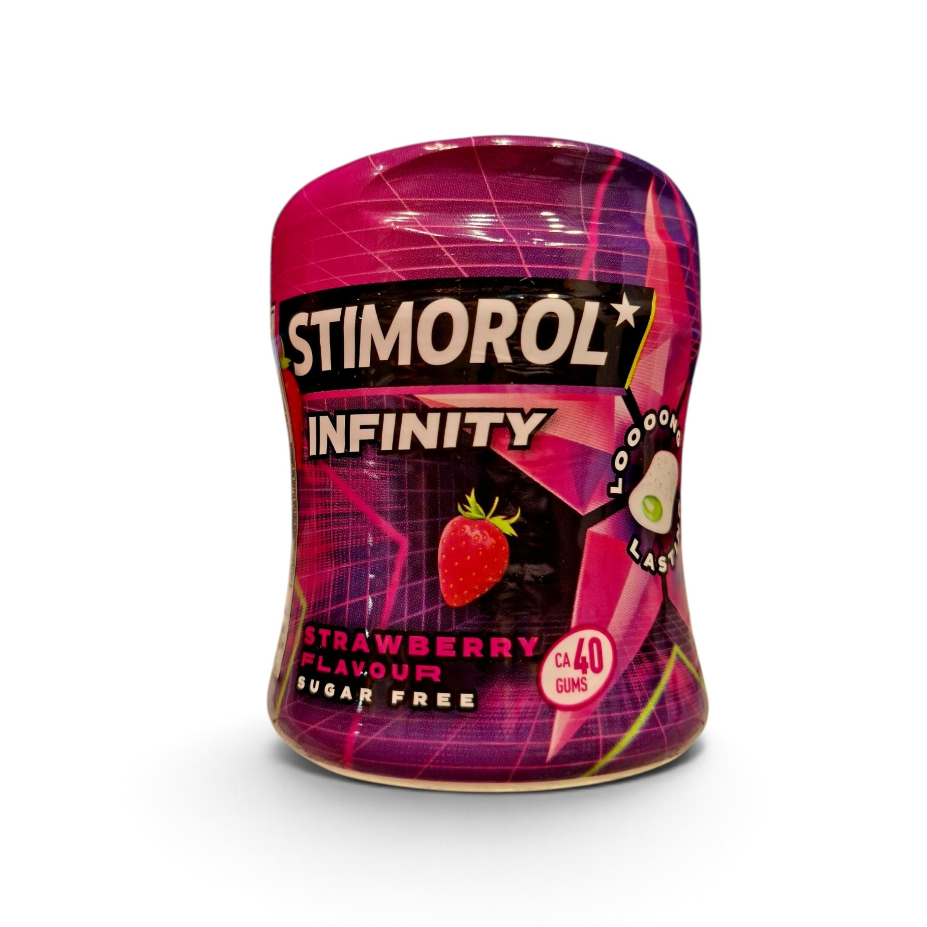 آدامس استیمرول سوئیس بدون شکر توت فرنگی(STIMOROL)
