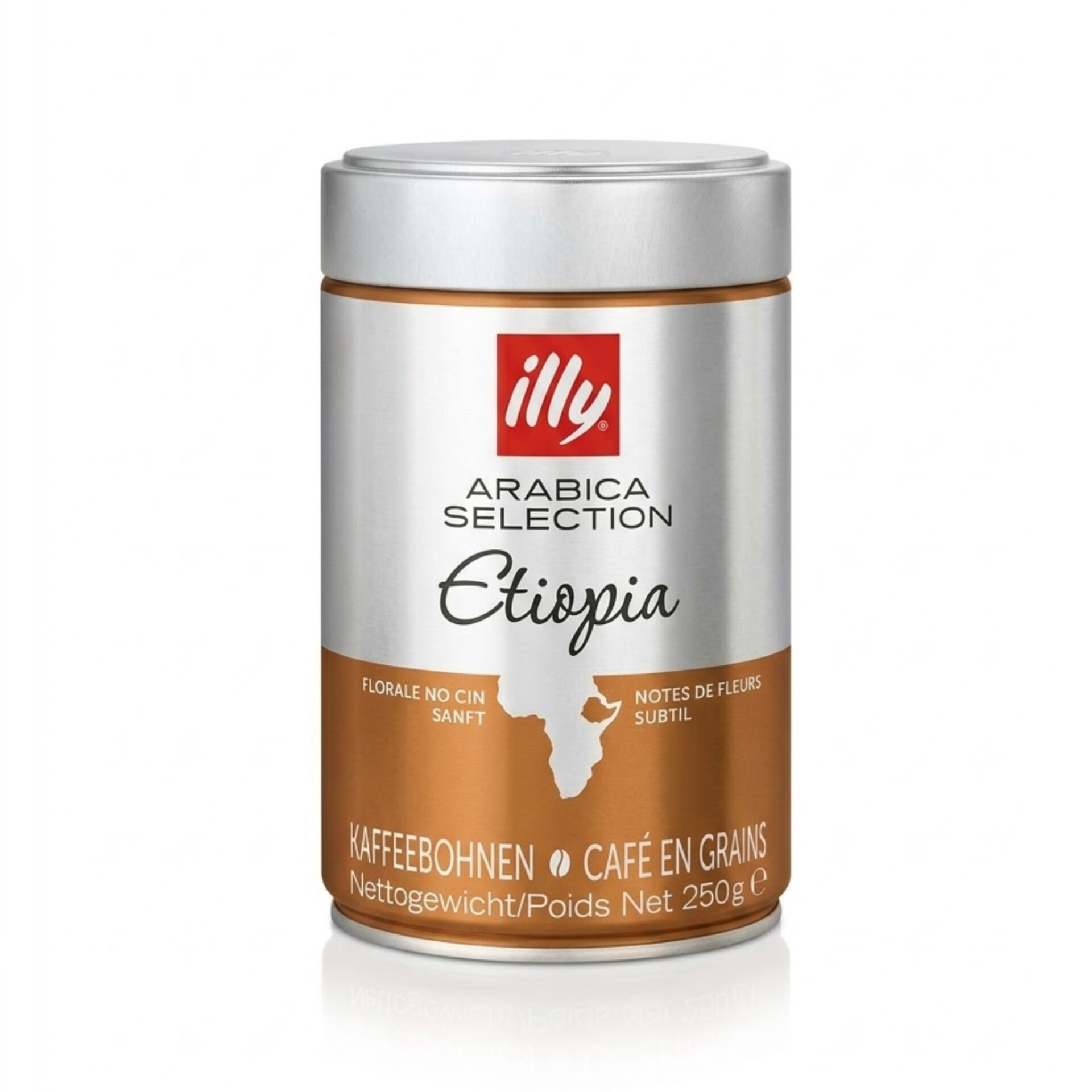 دانه قهوه ایلی سلکشن اتیوپی( Arabica Selection Etiopia) 100 درصد عربیکا 250 گرمی