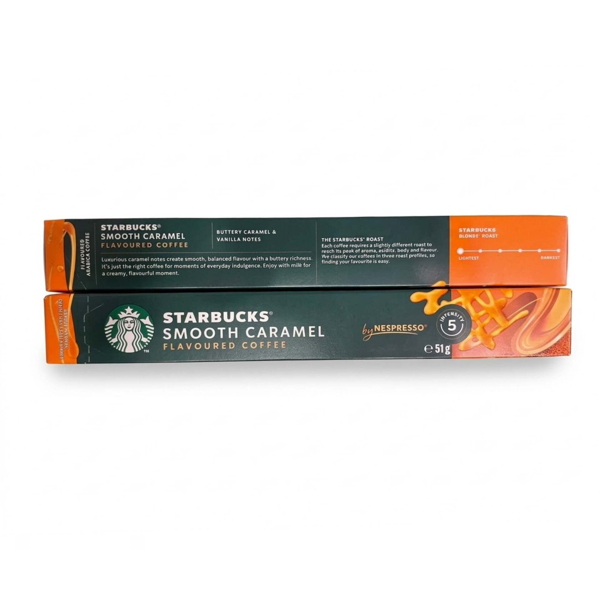 کپسول قهوه نسپرسو استارباکس( Starbucks) SMOOTH CARAMEL بسته 10 عددی