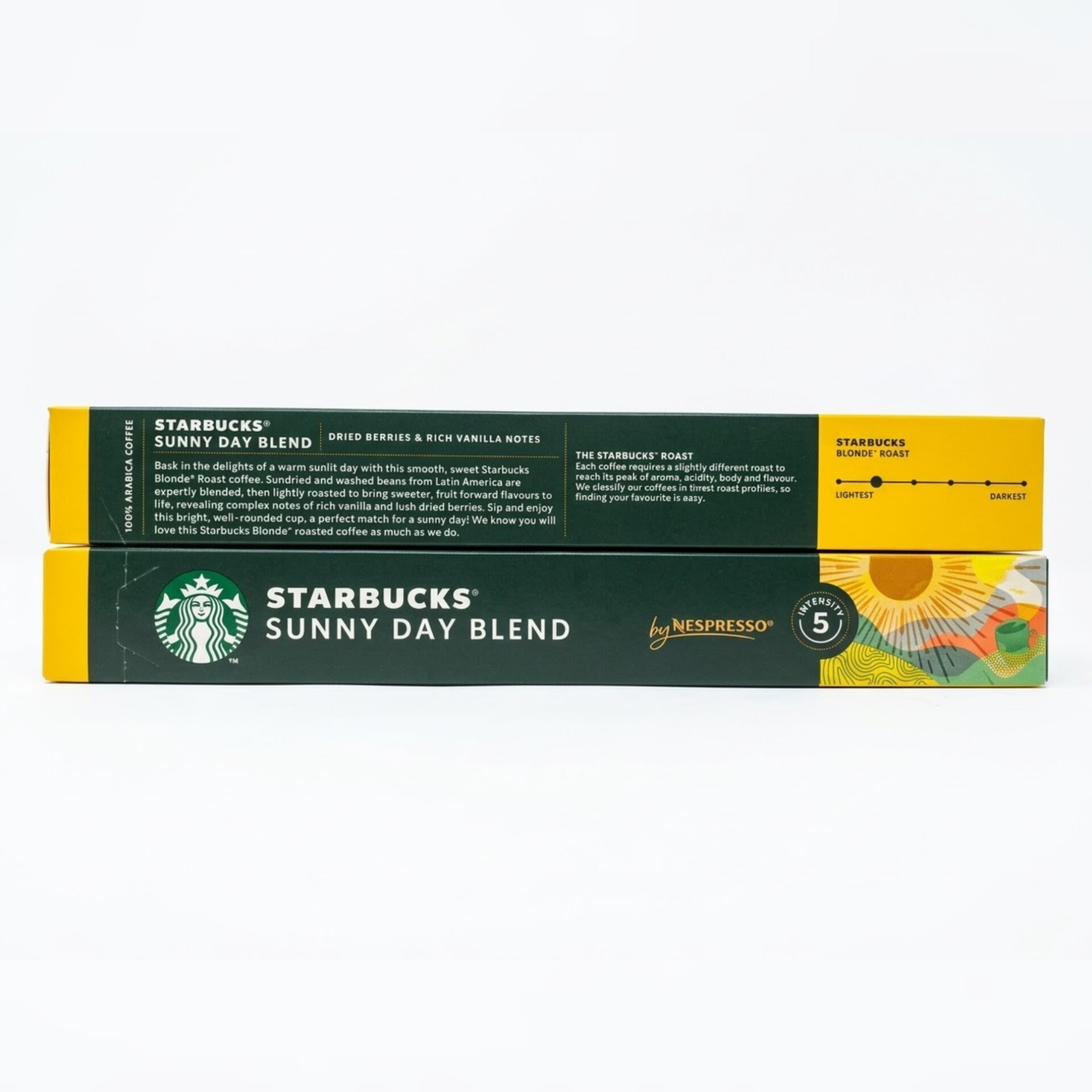 کپسول قهوه نسپرسو استارباکس( Starbucks) SUNNY DAY BLEND بسته 10 عددی