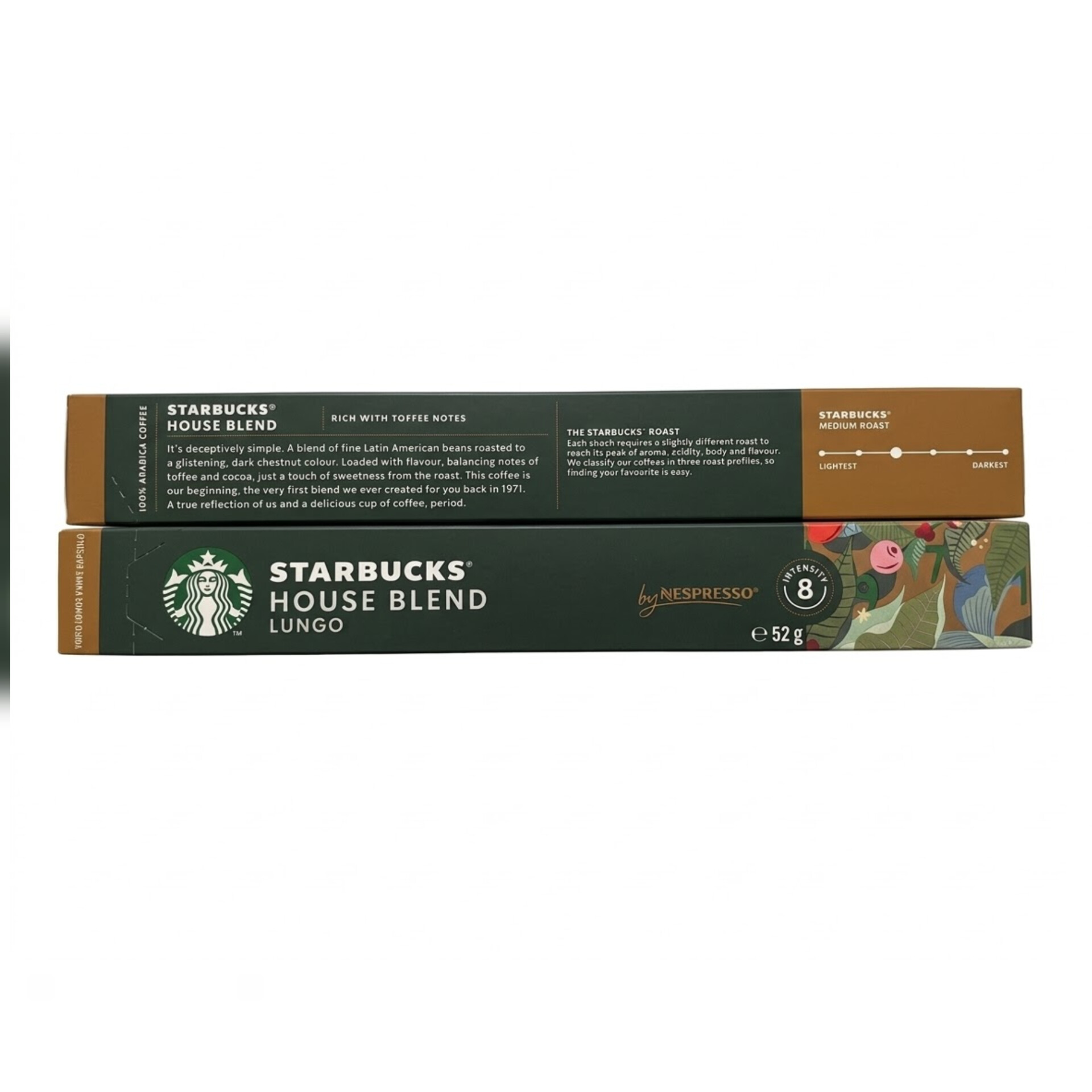کپسول قهوه نسپرسو استارباکس (Starbucks) HOUSE BLEND LUNGO بسته 10 عددی