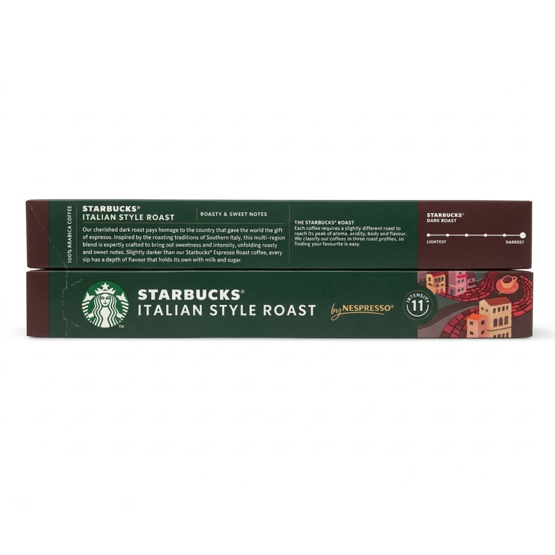 کپسول قهوه نسپرسو استارباکس(Starbucks) ITALIAN STYLE ROAST بسته 10 عددی