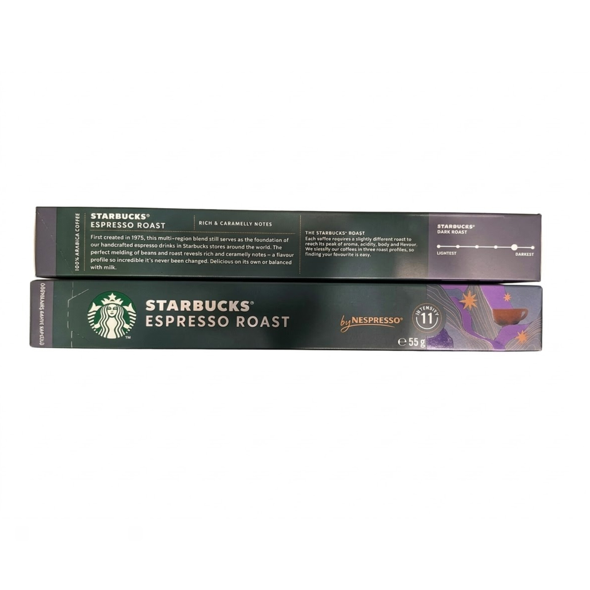 کپسول قهوه نسپرسو استارباکس(Starbucks)ESPRESSO ROAST بسته 10 عددی