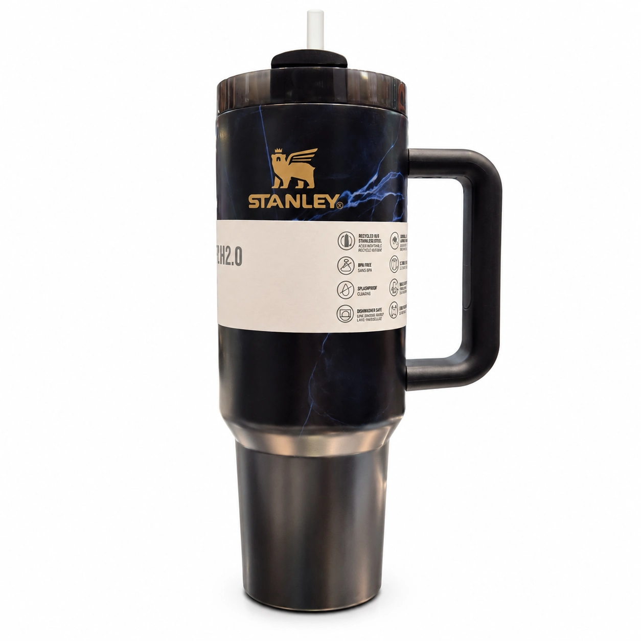 تراول ماگ استنلی (Stanley) مدل Quencher H2.0 Tumbler طرح ابر و بادی گنجایش 1.18 لیتری