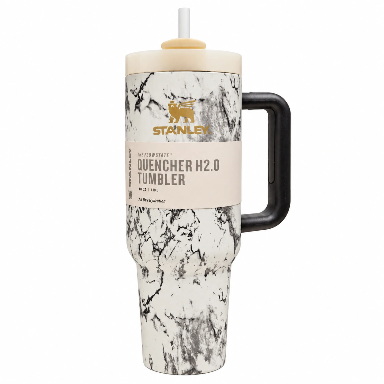تراول ماگ استنلی (Stanley) مدل Quencher H2.0 Tumbler طرح ابر و بادی گنجایش 1.18 لیتری