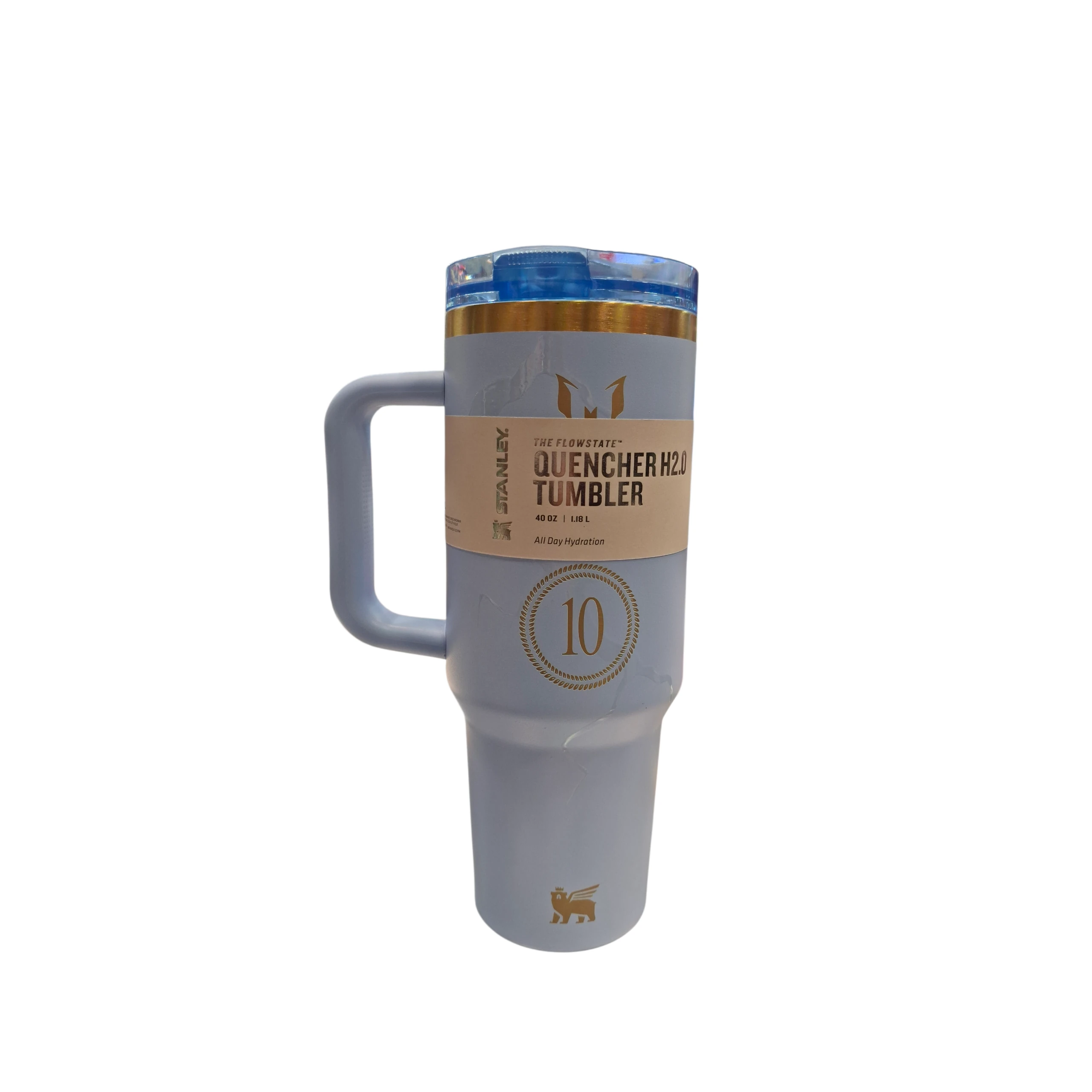 تراول ماگ استنلی (Stanley) مدل Quencher H2.0 Tumbler طرح لیونل مسی (Number 10) گنجایش 1.18لیتری