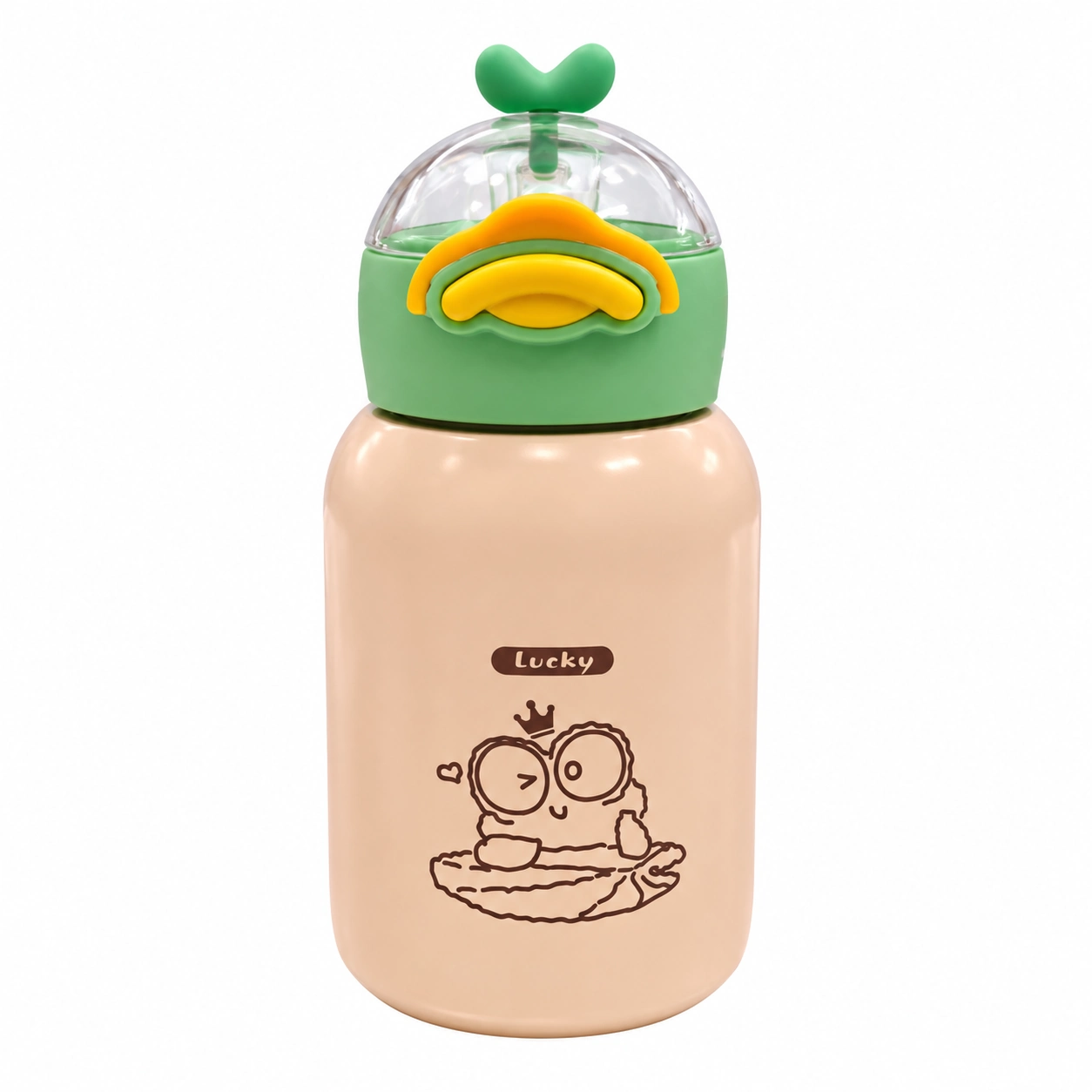 تراول ماگ مینی نی‌دار مدل Lucky (طرح کارتونی)