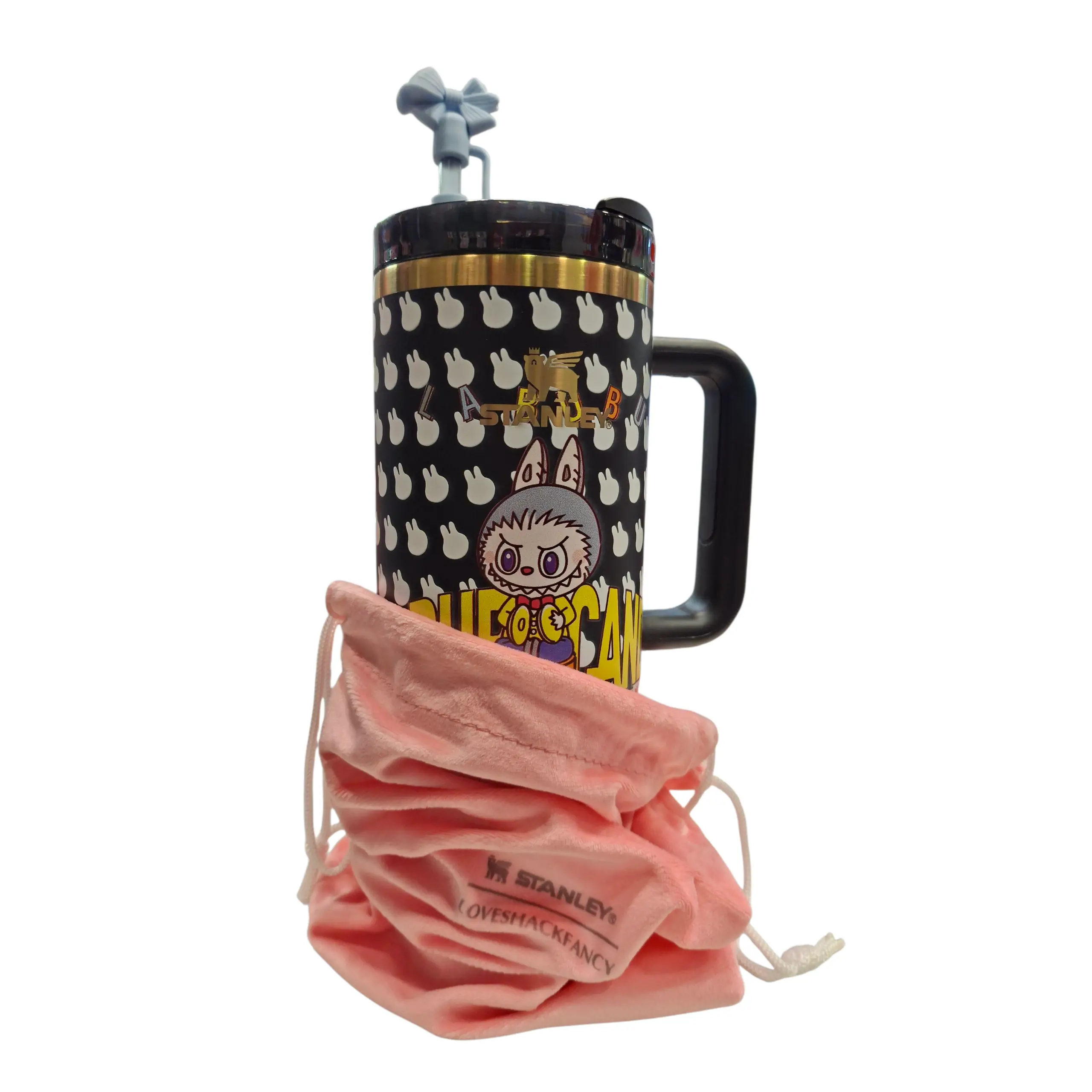 تراول ماگ استنلی( STANLEY) مدل Quencher طرح لبوبو لیمیتد گنجایش 1.18 لیتری