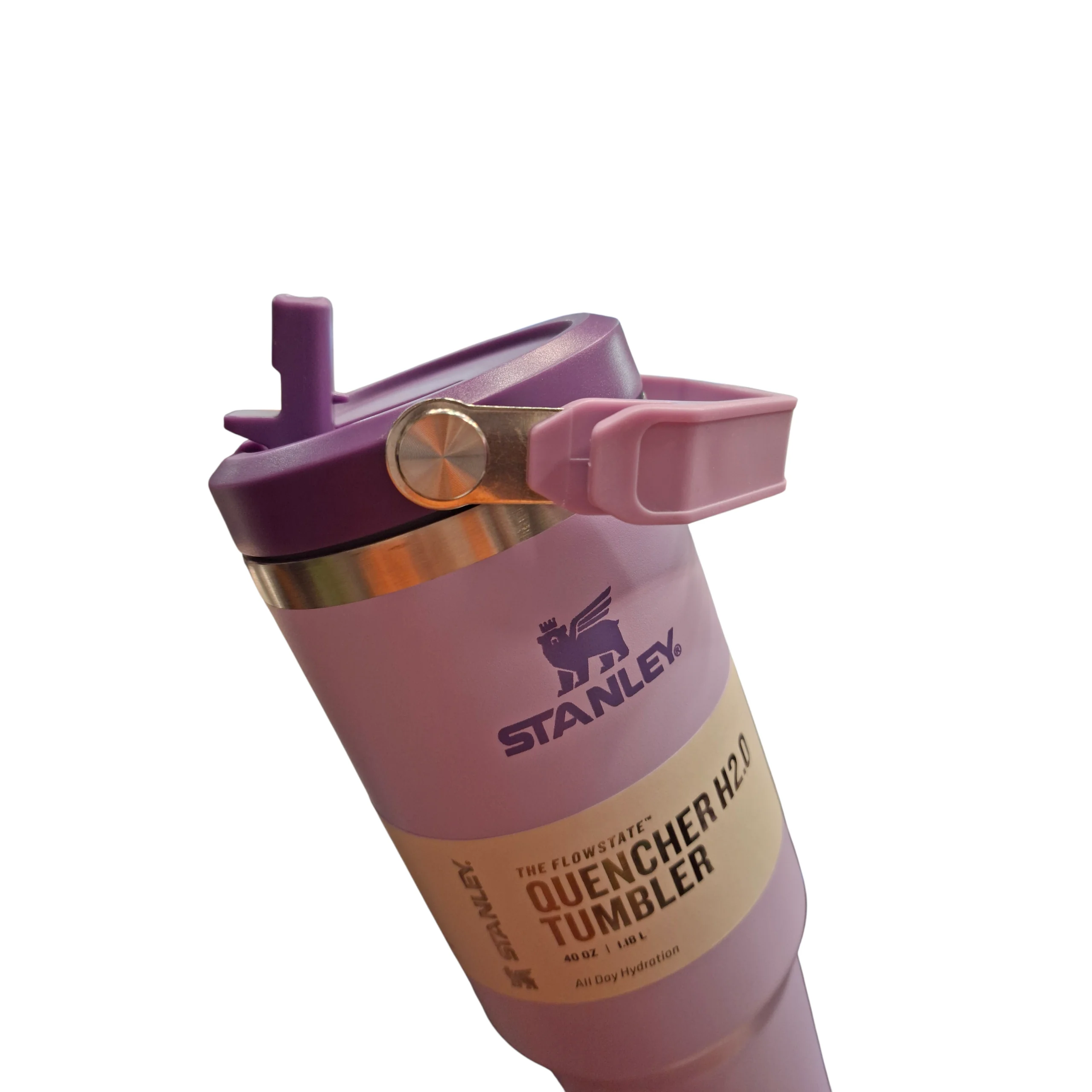 تراول ماگ استنلی (Stanley) مدل Quencher H2.0 Tumblerبا دسته تاشو متحرک  گنجایش 1.18لیتری